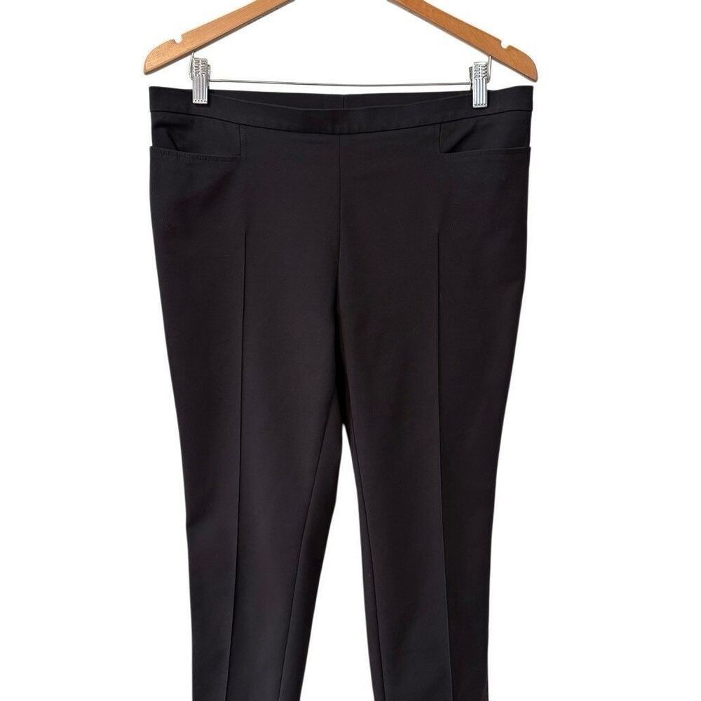 Akris Punto Ankle Pants Women’s Size 12 Black Trousers Old Money Career - Picture 4 of 12